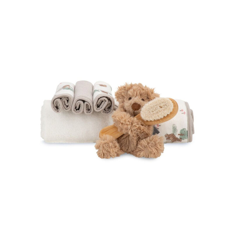 Baby First Little Linen Bath Gift Set image number 1